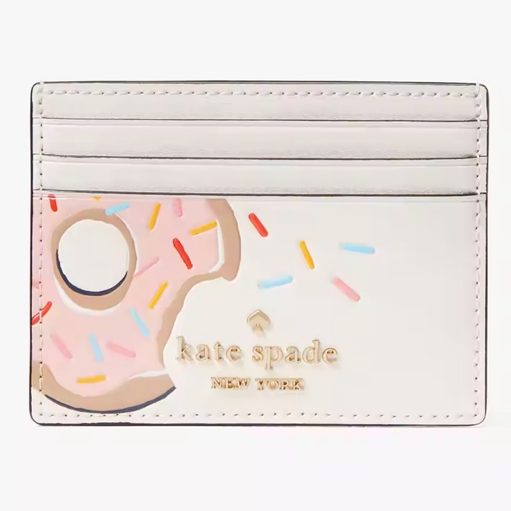Coffee Break Donut Small Slim Card Holder COLLECTIBLE NOVELTY